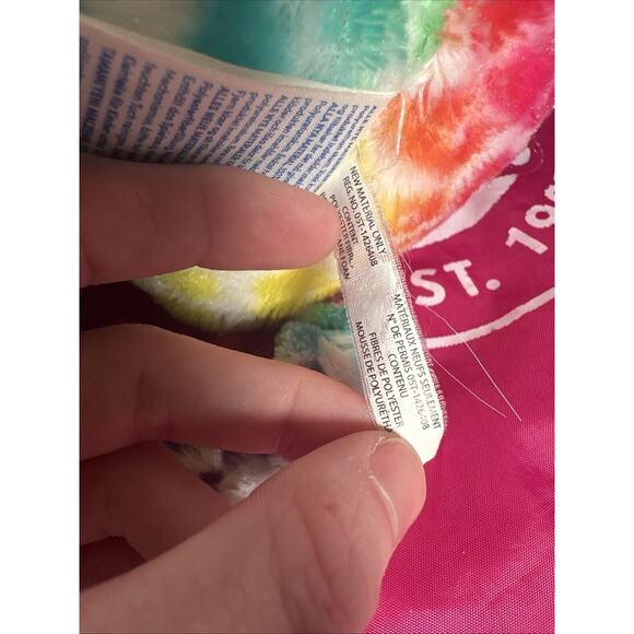 Build-A-Bear Lisa Frank Rainbow Spotted Leopard 17'' Heart Nose Embroidered Eyes - Picture 8 of 9